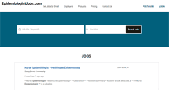 Desktop Screenshot of epidemiologistjobs.com