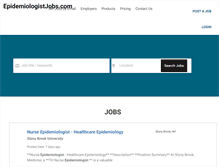 Tablet Screenshot of epidemiologistjobs.com